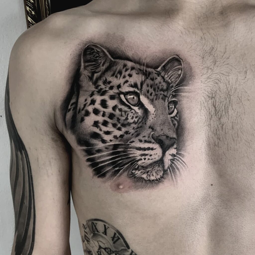 Tattoo Demian Massip- Leopardo