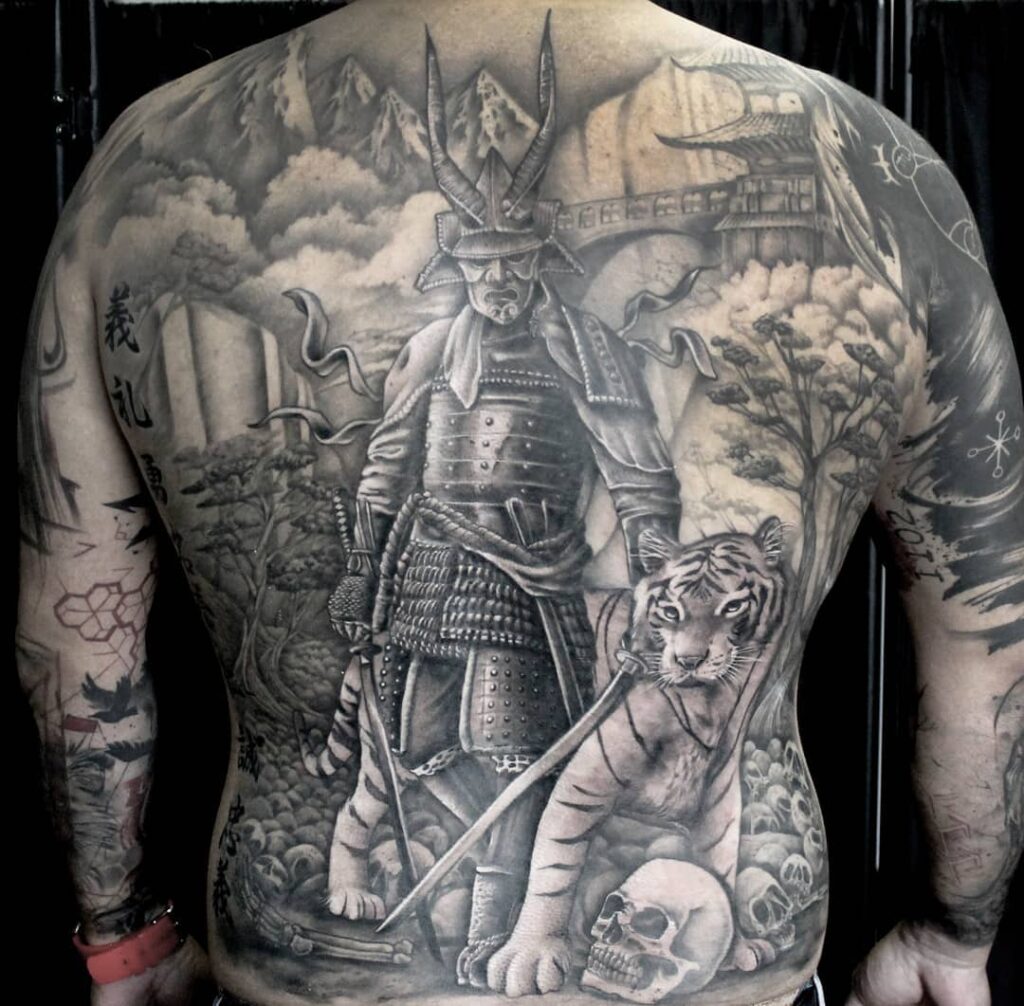 Tattoo Demian Massip- Samurai