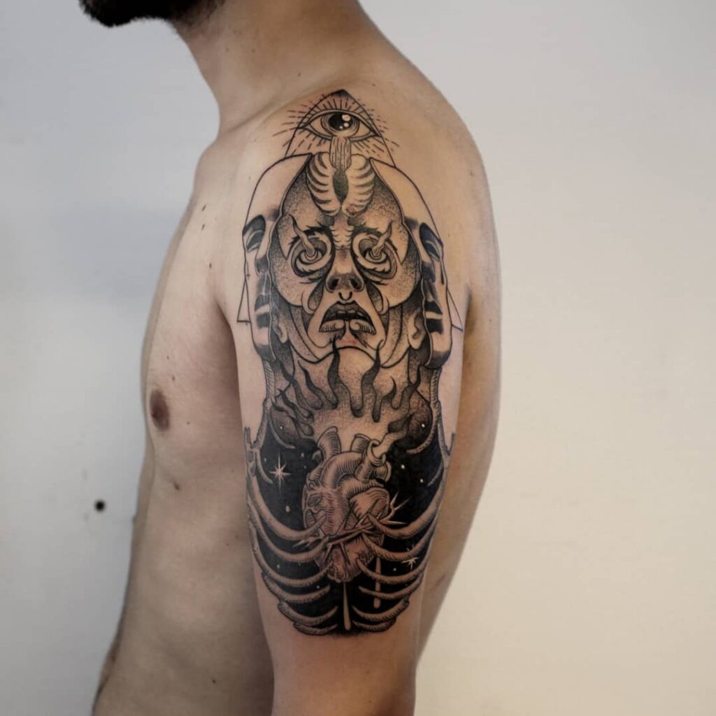 Tattoo Demian Massip Wat